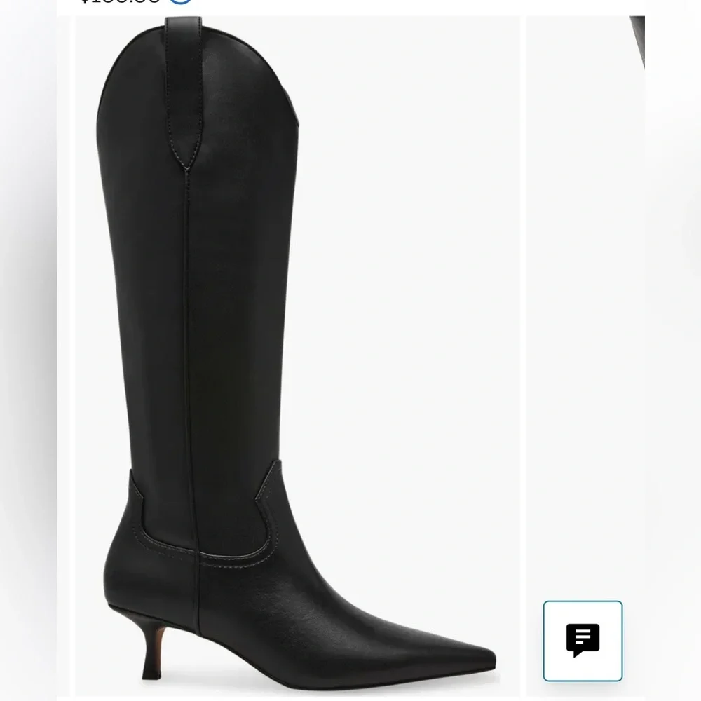 Britt Knee High Western Boot (Women) Steven New York Women Regular & Wide Calf